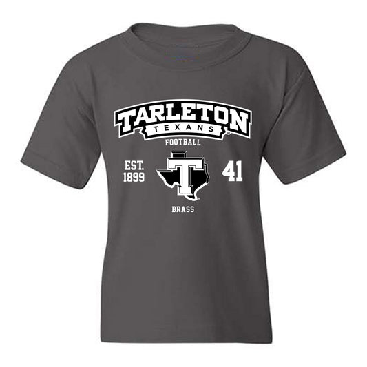 Tarleton State - NCAA Football : Reid Brass - Classic Fashion Shersey Youth T-Shirt-0