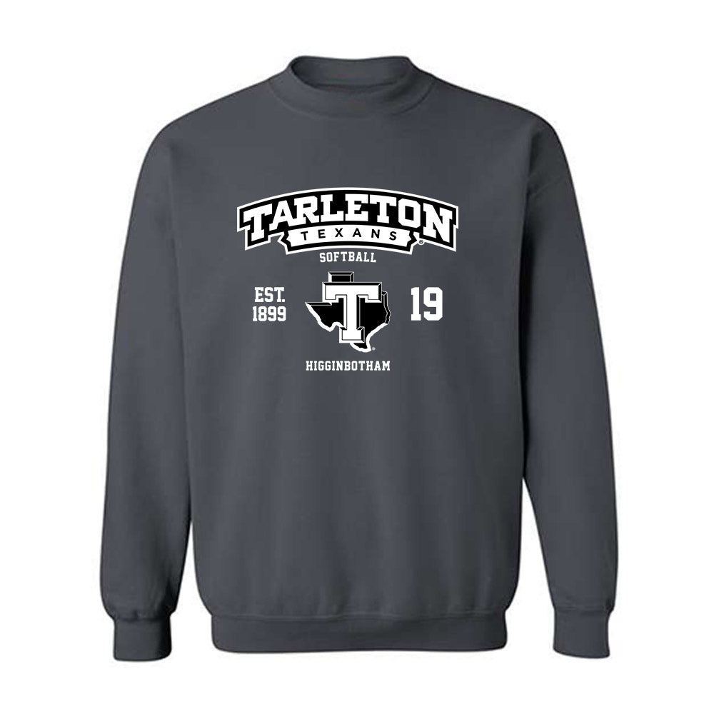 Tarleton State - NCAA Softball : Alyson Higginbotham - Classic Fashion Shersey Crewneck Sweatshirt-0
