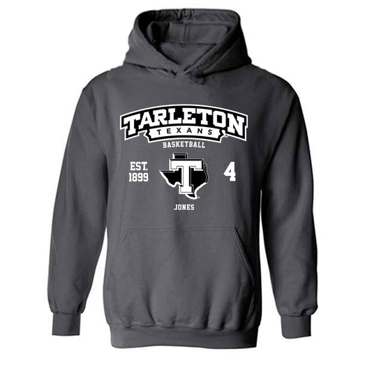Tarleton State - NCAA Women's Basketball : Kyriana Jones - Classic Fashion Shersey Hooded Sweatshirt-0