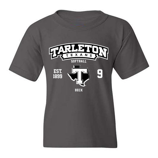 Tarleton State - NCAA Softball : Sadie Beck - Classic Fashion Shersey Youth T-Shirt-0