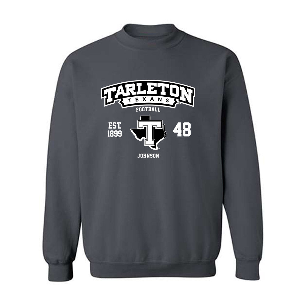 Tarleton State - NCAA Football : Broderick Johnson - Classic Fashion Shersey Crewneck Sweatshirt-0