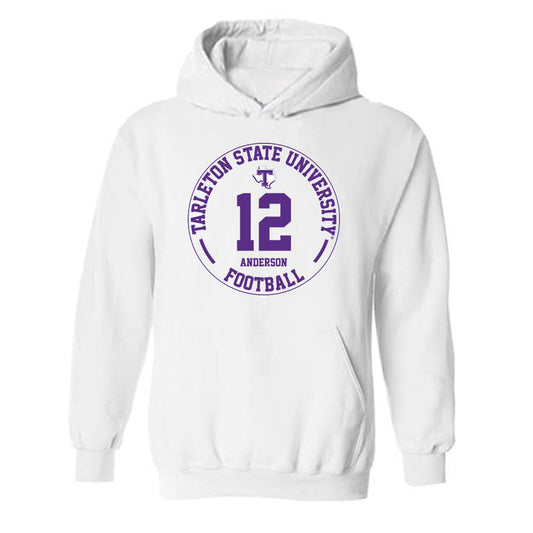 Tarleton State - NCAA Football : Kaden Anderson - Classic Fashion Shersey Hooded Sweatshirt-0