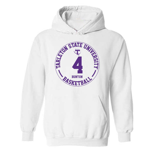 Tarleton State - NCAA Women's Basketball : Nyah Buntun - Classic Fashion Shersey Hooded Sweatshirt-0
