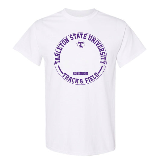 Tarleton State - NCAA Men's Track & Field : Chadrich Robinson - Classic Fashion Shersey T-Shirt-0