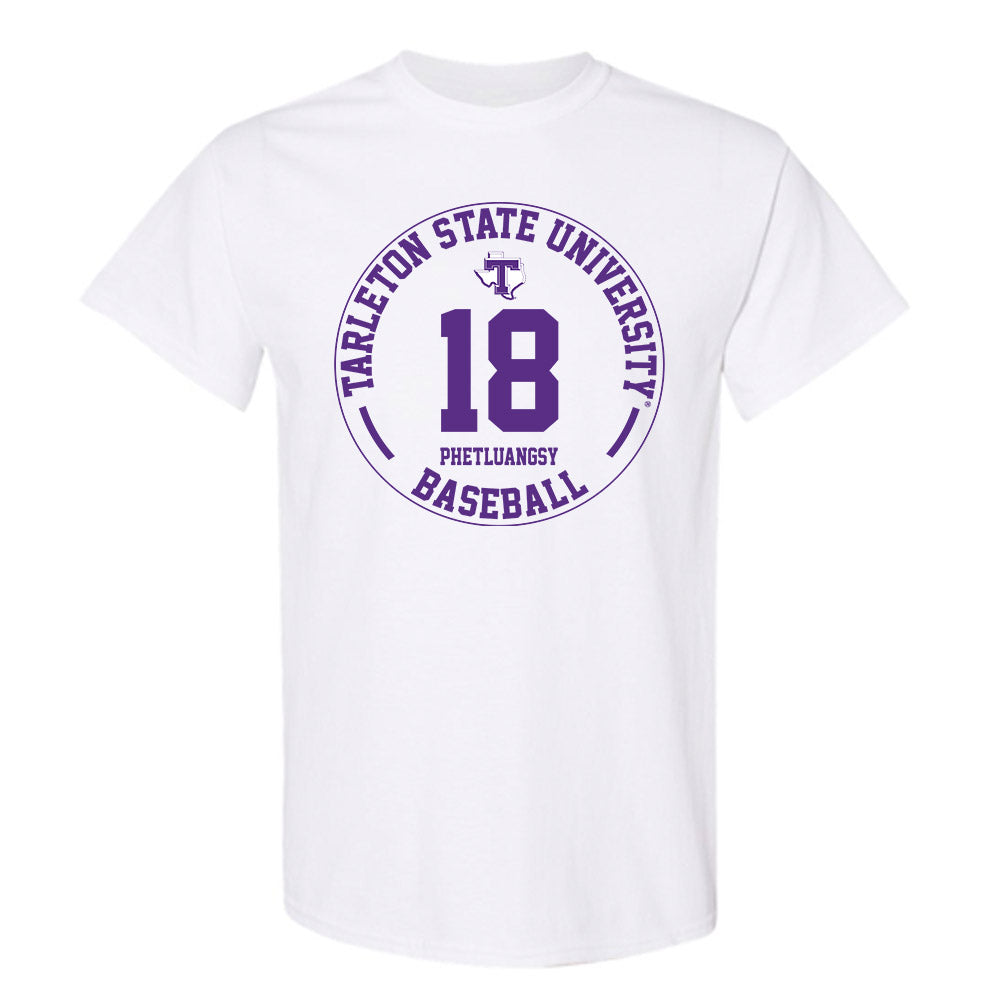 Tarleton State - NCAA Baseball : Tai Phetluangsy - Classic Fashion Shersey T-Shirt-0