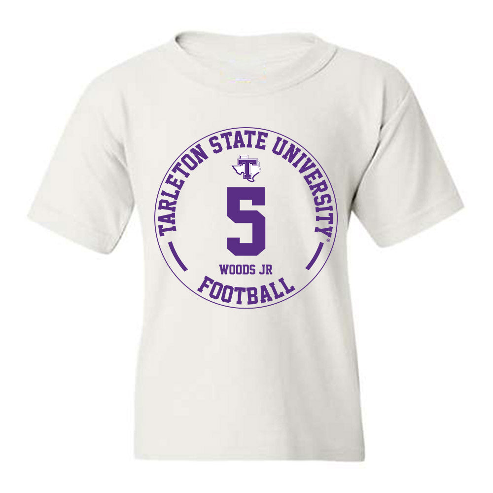Tarleton State - NCAA Football : Stephen Woods Jr - Classic Fashion Shersey Youth T-Shirt-0