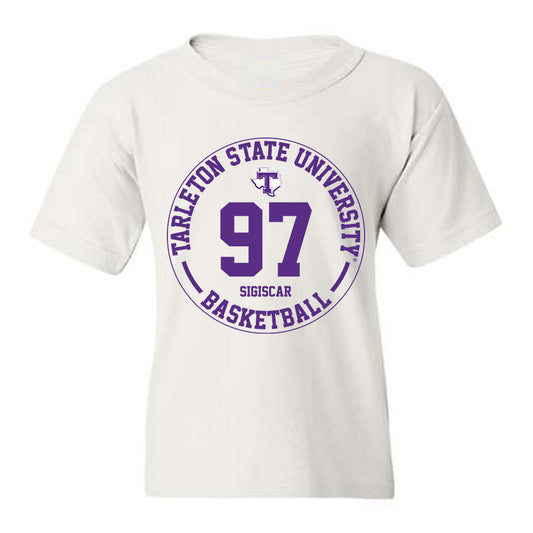 Tarleton State - NCAA Men's Basketball : Andy SIGISCAR - Classic Fashion Shersey Youth T-Shirt-0