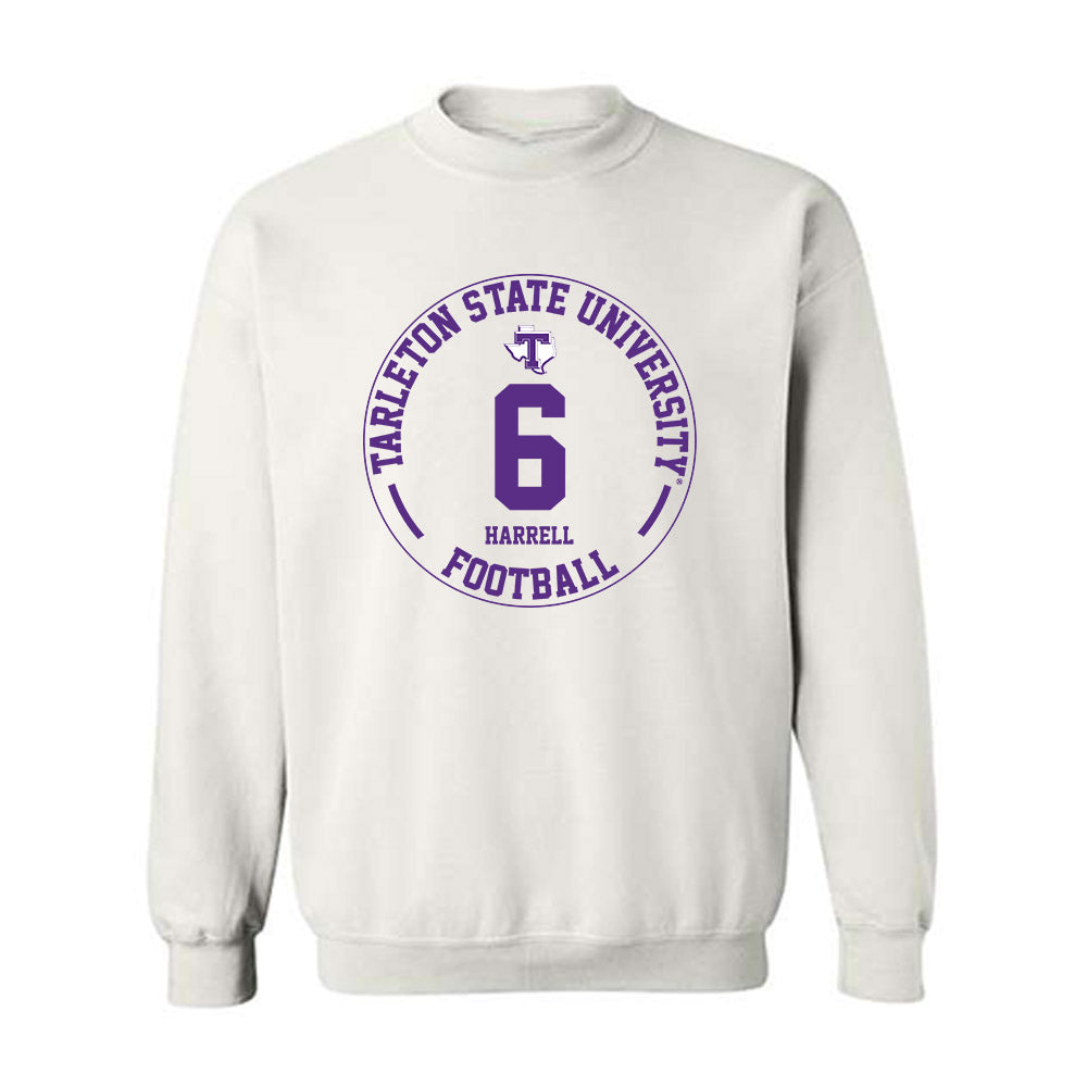 Tarleton State - NCAA Football : Ajai Harrell - Classic Fashion Shersey Crewneck Sweatshirt-0