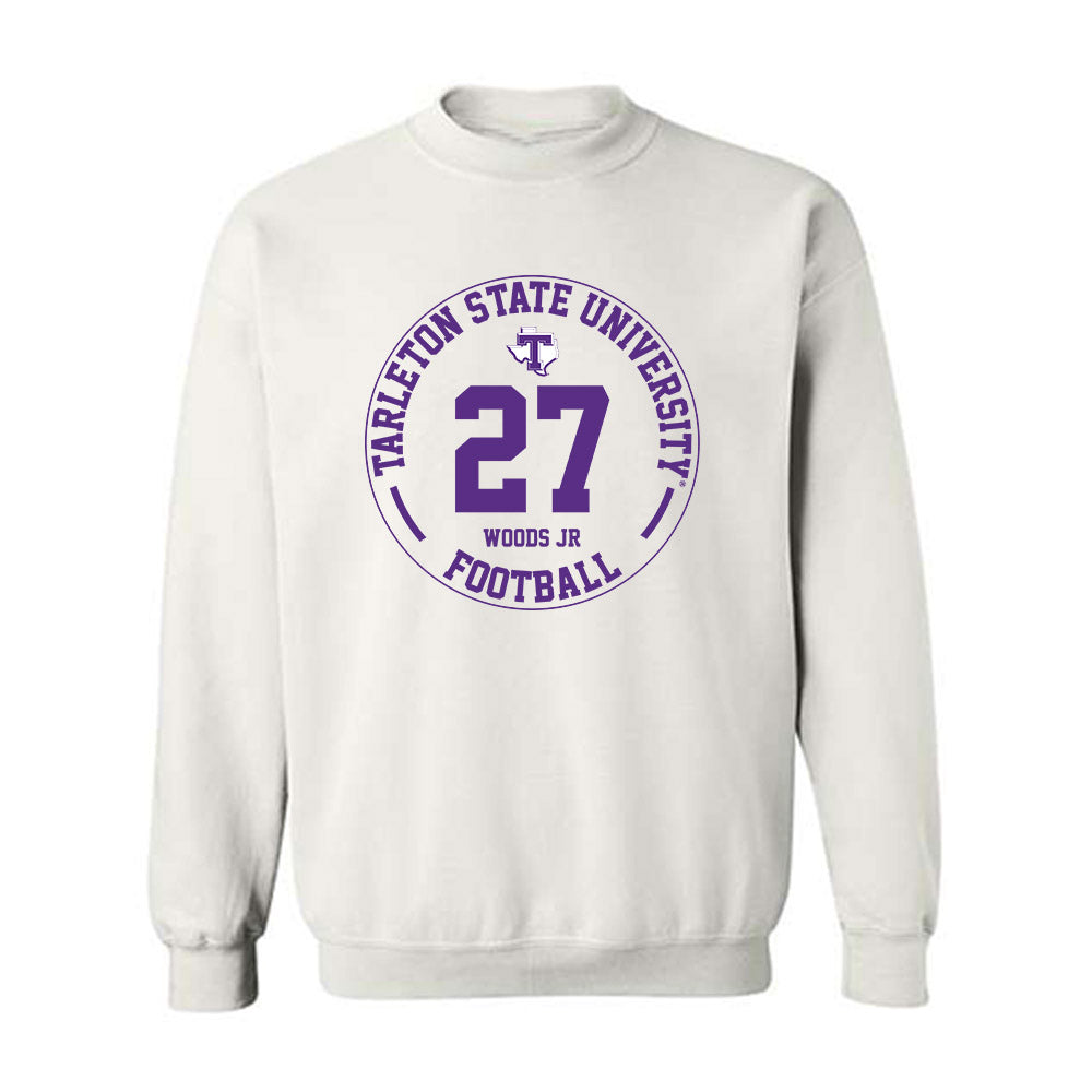 Tarleton State - NCAA Football : Stephen Woods Jr - Classic Fashion Shersey Crewneck Sweatshirt-0