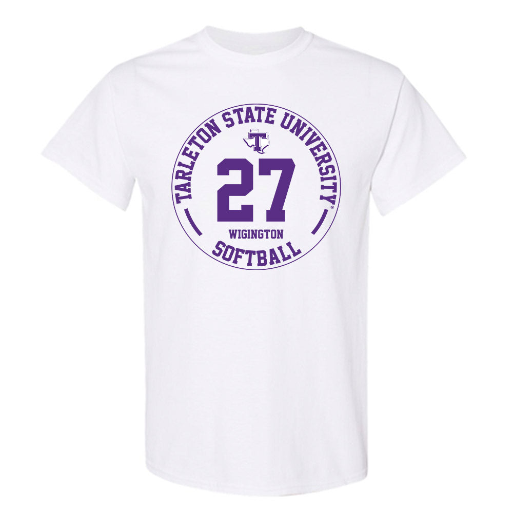 Tarleton State - NCAA Softball : Hailey Wigington - Classic Fashion Shersey T-Shirt-0