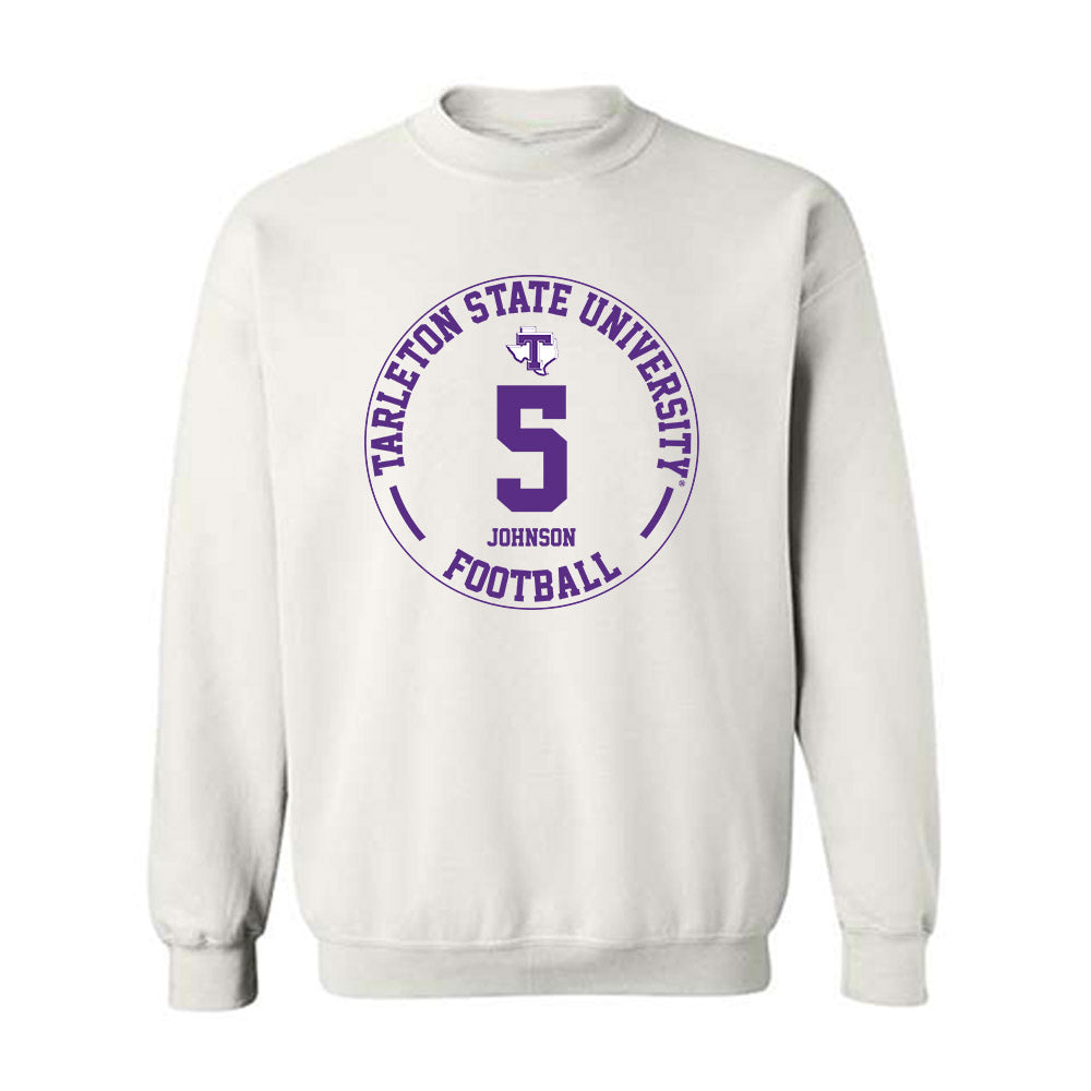 Tarleton State - NCAA Football : Keylan Johnson - Classic Fashion Shersey Crewneck Sweatshirt