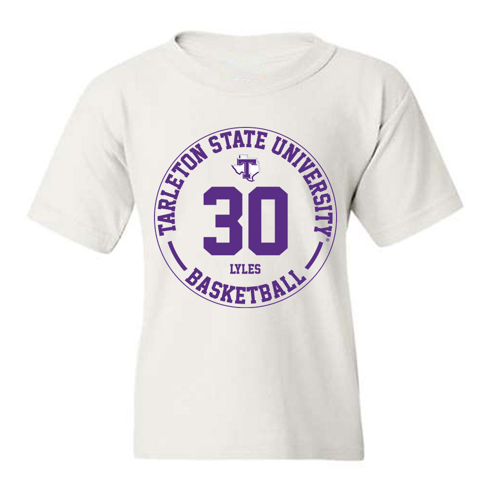 Tarleton State - NCAA Women's Basketball : Caroline Lyles - Classic Fashion Shersey Youth T-Shirt-0
