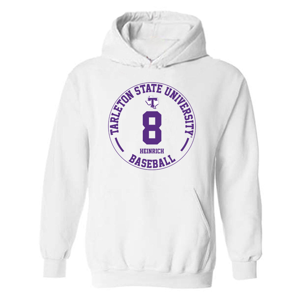 Tarleton State - NCAA Baseball : Rayner Heinrich - Classic Fashion Shersey Hooded Sweatshirt-0