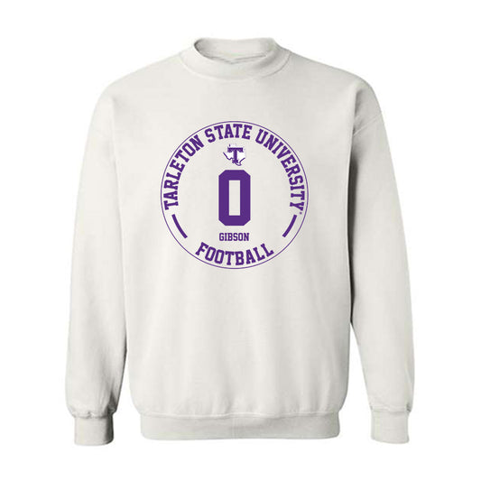 Tarleton State - NCAA Football : Maasai Gibson - Classic Fashion Shersey Crewneck Sweatshirt-0