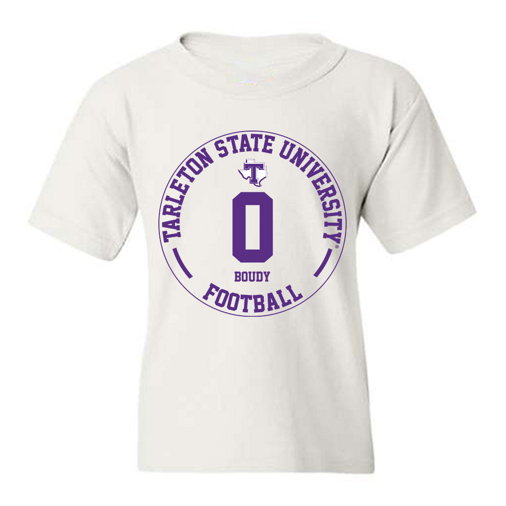 Tarleton State - NCAA Football : Nate Boudy - Classic Fashion Shersey Youth T-Shirt-0