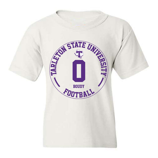 Tarleton State - NCAA Football : Nate Boudy - Classic Fashion Shersey Youth T-Shirt-0