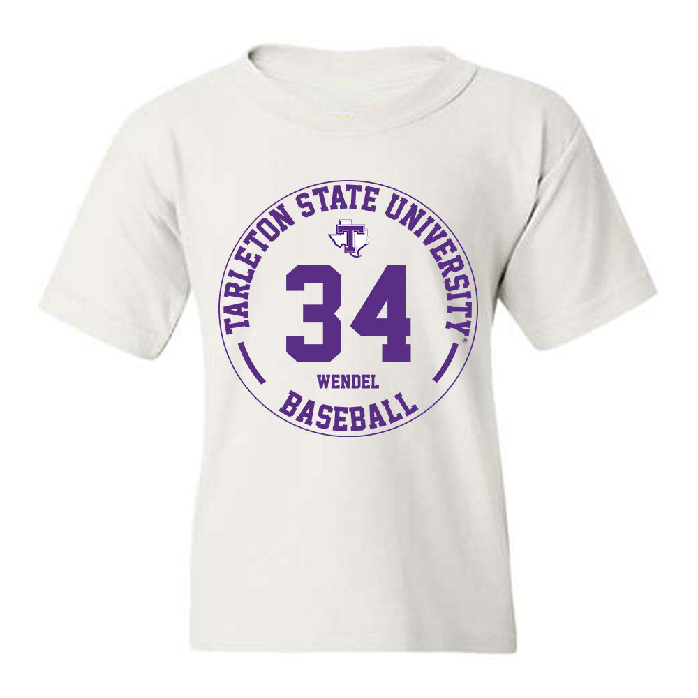 Tarleton State - NCAA Baseball : Ethan Wendel - Classic Fashion Shersey Youth T-Shirt-0