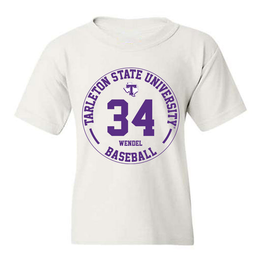 Tarleton State - NCAA Baseball : Ethan Wendel - Classic Fashion Shersey Youth T-Shirt-0