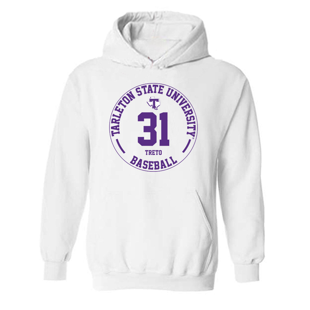 Tarleton State - NCAA Baseball : Anthony Treto - Classic Fashion Shersey Hooded Sweatshirt-0