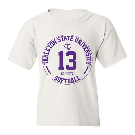 Tarleton State - NCAA Softball : Shelby Schultz - Classic Fashion Shersey Youth T-Shirt-0