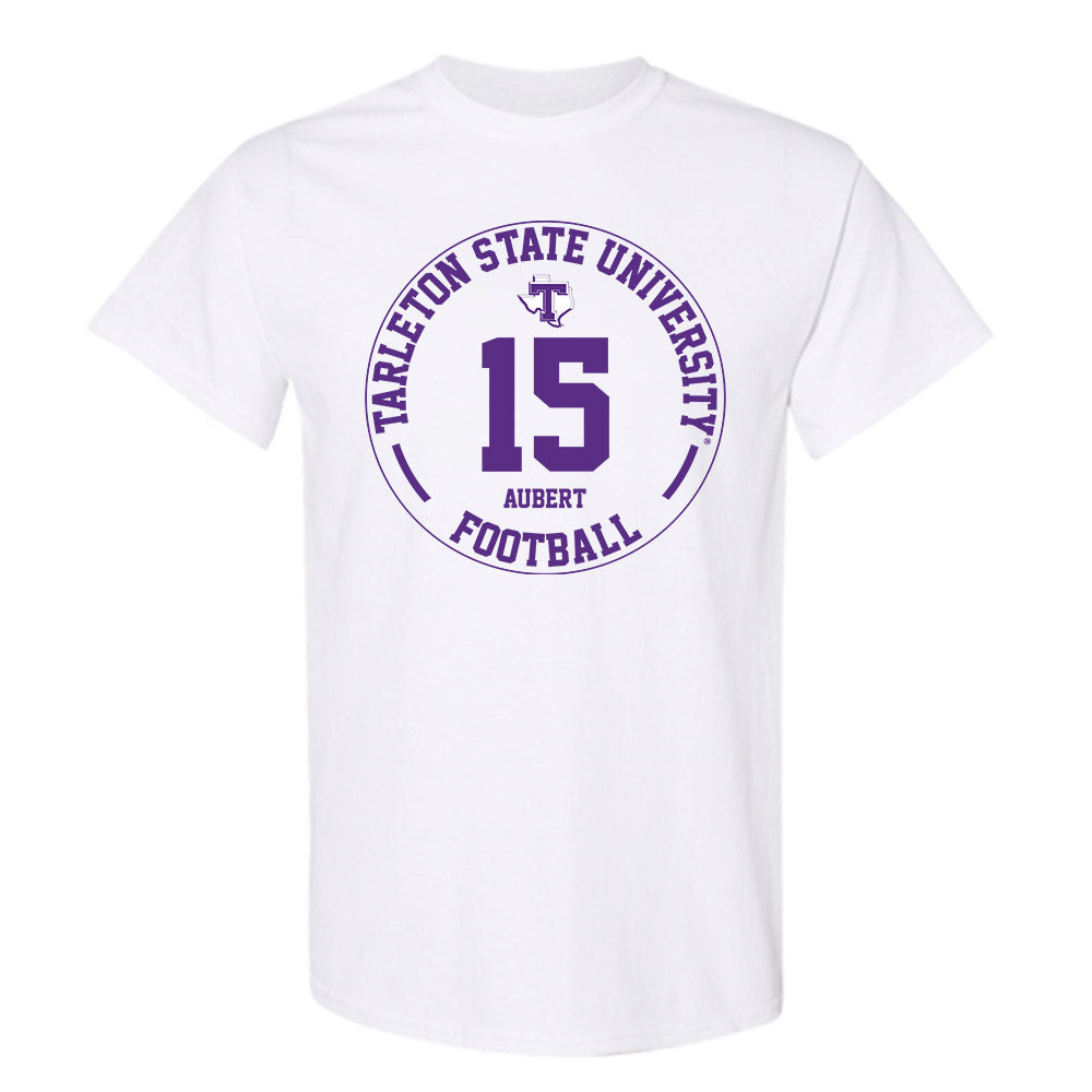 Tarleton State - NCAA Football : Jadan Aubert - Classic Fashion Shersey T-Shirt-0