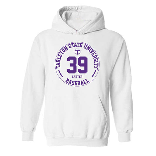 Tarleton State - NCAA Baseball : Brendon Carter - Classic Fashion Shersey Hooded Sweatshirt-0