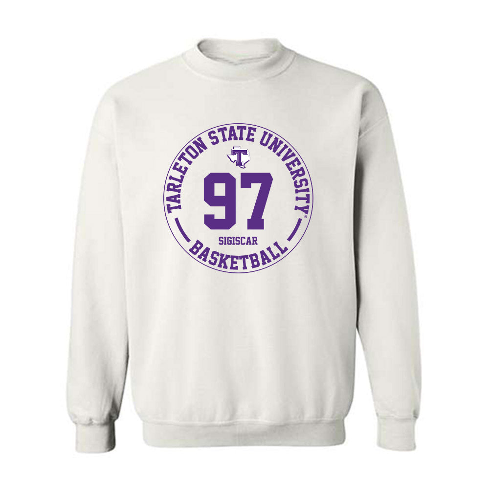 Tarleton State - NCAA Men's Basketball : Andy SIGISCAR - Classic Fashion Shersey Crewneck Sweatshirt-0