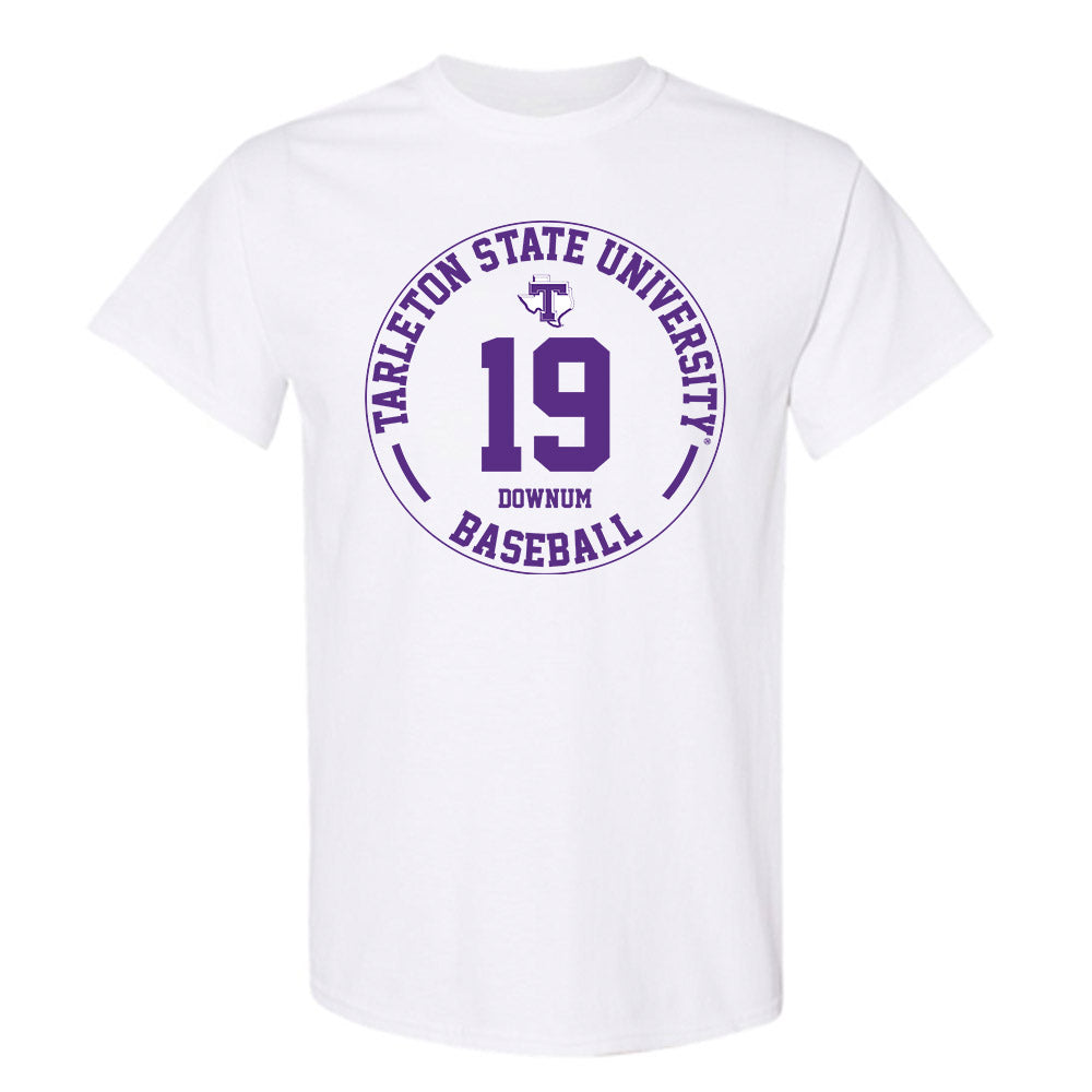 Tarleton State - NCAA Baseball : Ethan Downum - Classic Fashion Shersey T-Shirt-0