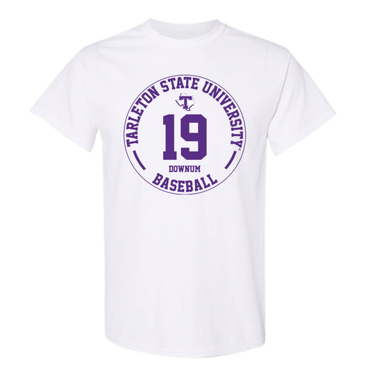 Tarleton State - NCAA Baseball : Ethan Downum - Classic Fashion Shersey T-Shirt-0