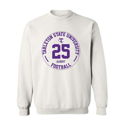 Tarleton State - NCAA Football : Steve Albert - Classic Fashion Shersey Crewneck Sweatshirt