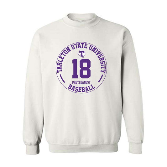 Tarleton State - NCAA Baseball : Tai Phetluangsy - Classic Fashion Shersey Crewneck Sweatshirt-0