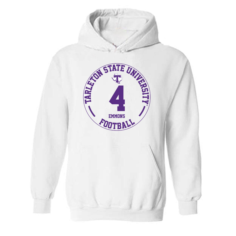 Tarleton State - NCAA Football : Omar Emmons - Classic Fashion Shersey Hooded Sweatshirt-0