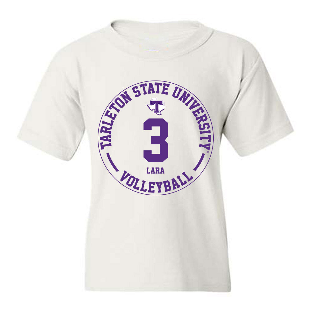 Tarleton State - NCAA Women's Volleyball : LaNeah Lara - Classic Fashion Shersey Youth T-Shirt-0