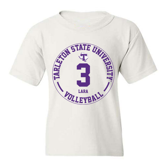 Tarleton State - NCAA Women's Volleyball : LaNeah Lara - Classic Fashion Shersey Youth T-Shirt-0
