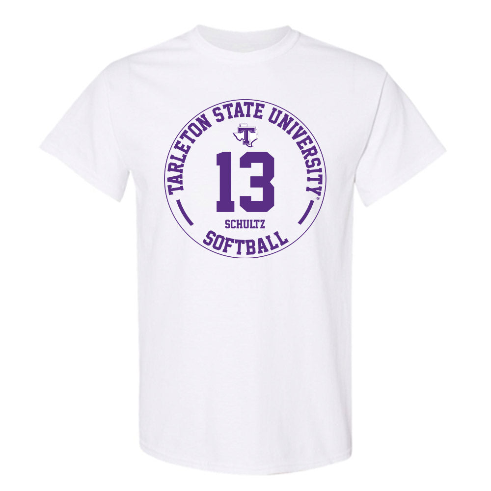 Tarleton State - NCAA Softball : Shelby Schultz - Classic Fashion Shersey T-Shirt-0
