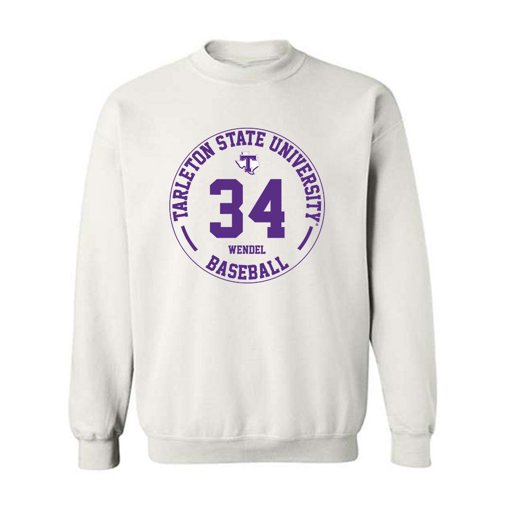 Tarleton State - NCAA Baseball : Ethan Wendel - Classic Fashion Shersey Crewneck Sweatshirt-0