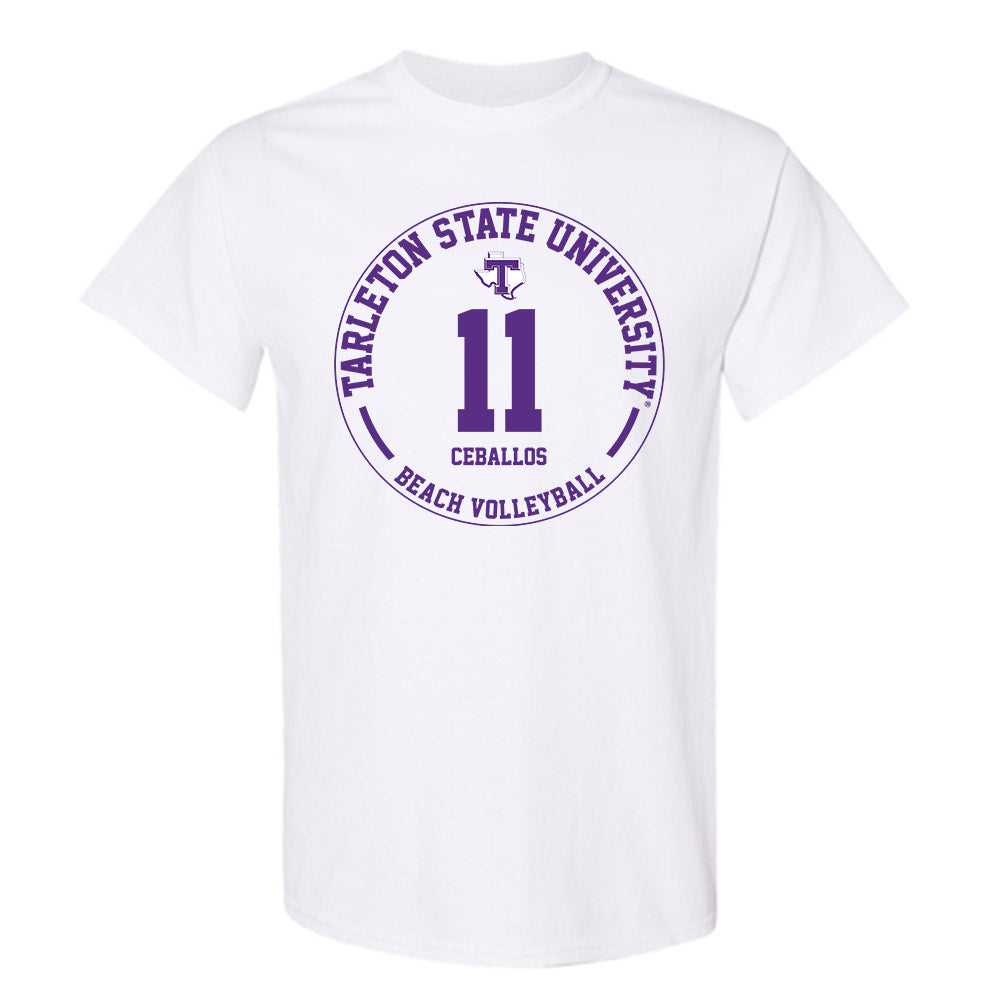 Tarleton State - NCAA Beach Volleyball : Candace Ceballos - Classic Fashion Shersey T-Shirt-0