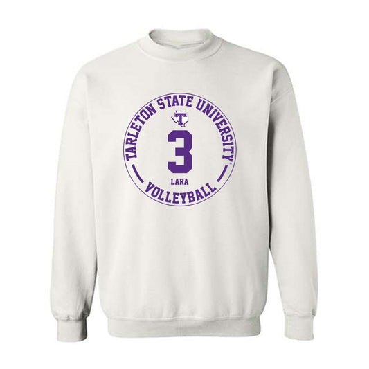Tarleton State - NCAA Women's Volleyball : LaNeah Lara - Classic Fashion Shersey Crewneck Sweatshirt-0