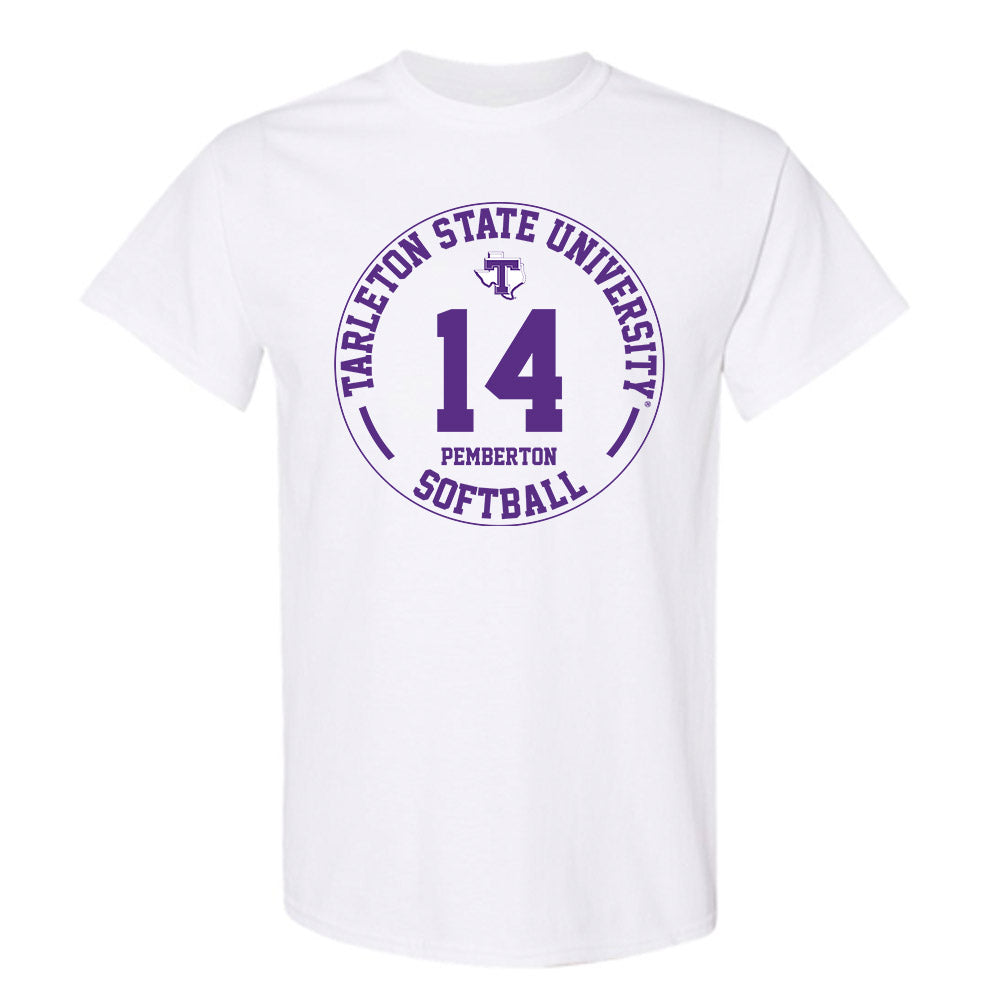 Tarleton State - NCAA Softball : Avery Pemberton - Classic Fashion Shersey T-Shirt-0
