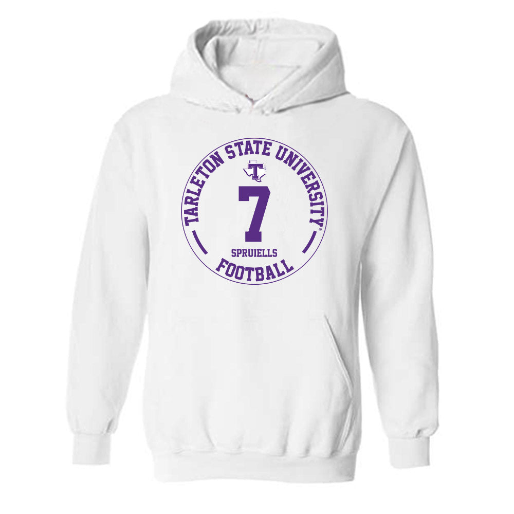 Tarleton State - NCAA Football : David Spruiells - Classic Fashion Shersey Hooded Sweatshirt-0