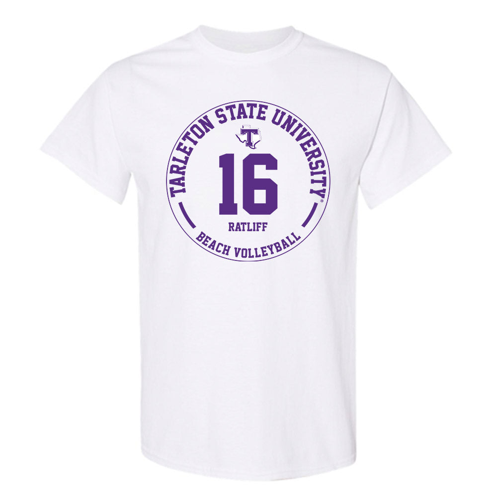 Tarleton State - NCAA Beach Volleyball : Ryder Ratliff - Classic Fashion Shersey T-Shirt-0