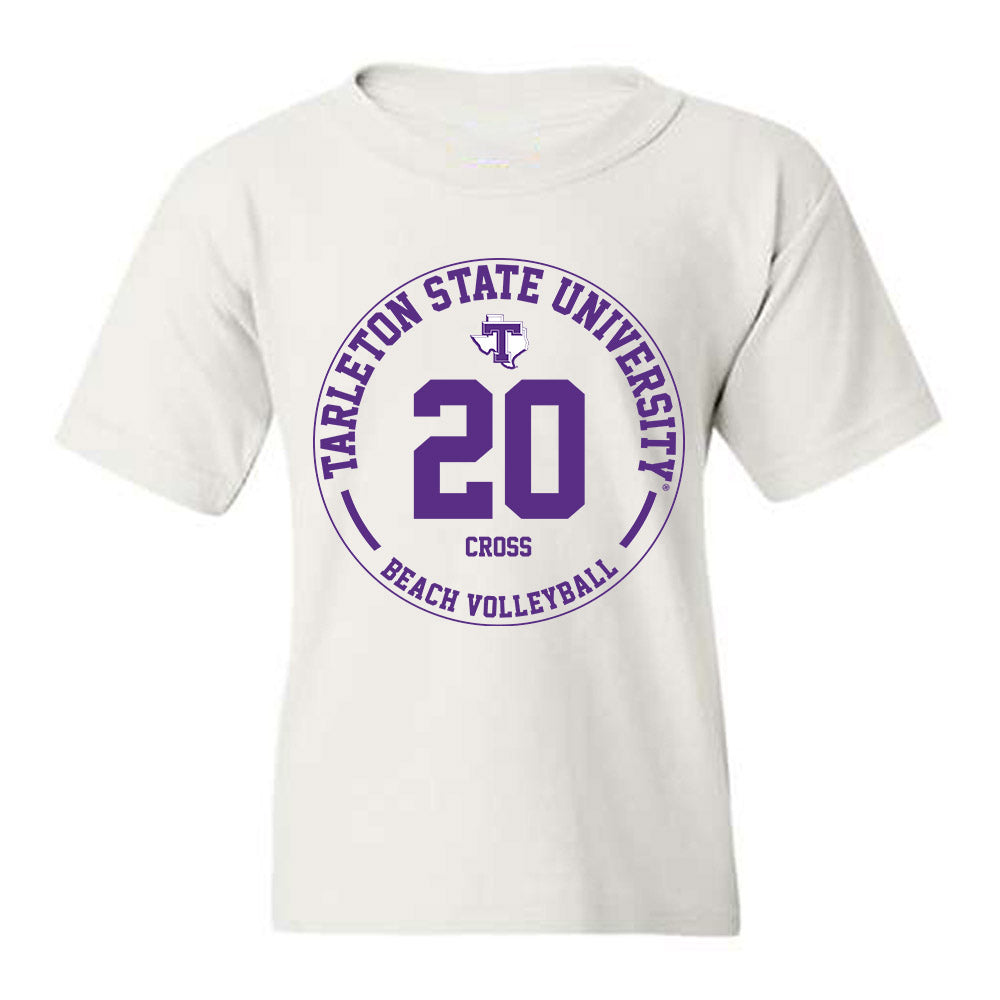 Tarleton State - NCAA Beach Volleyball : Quinn Cross - Classic Fashion Shersey Youth T-Shirt-0