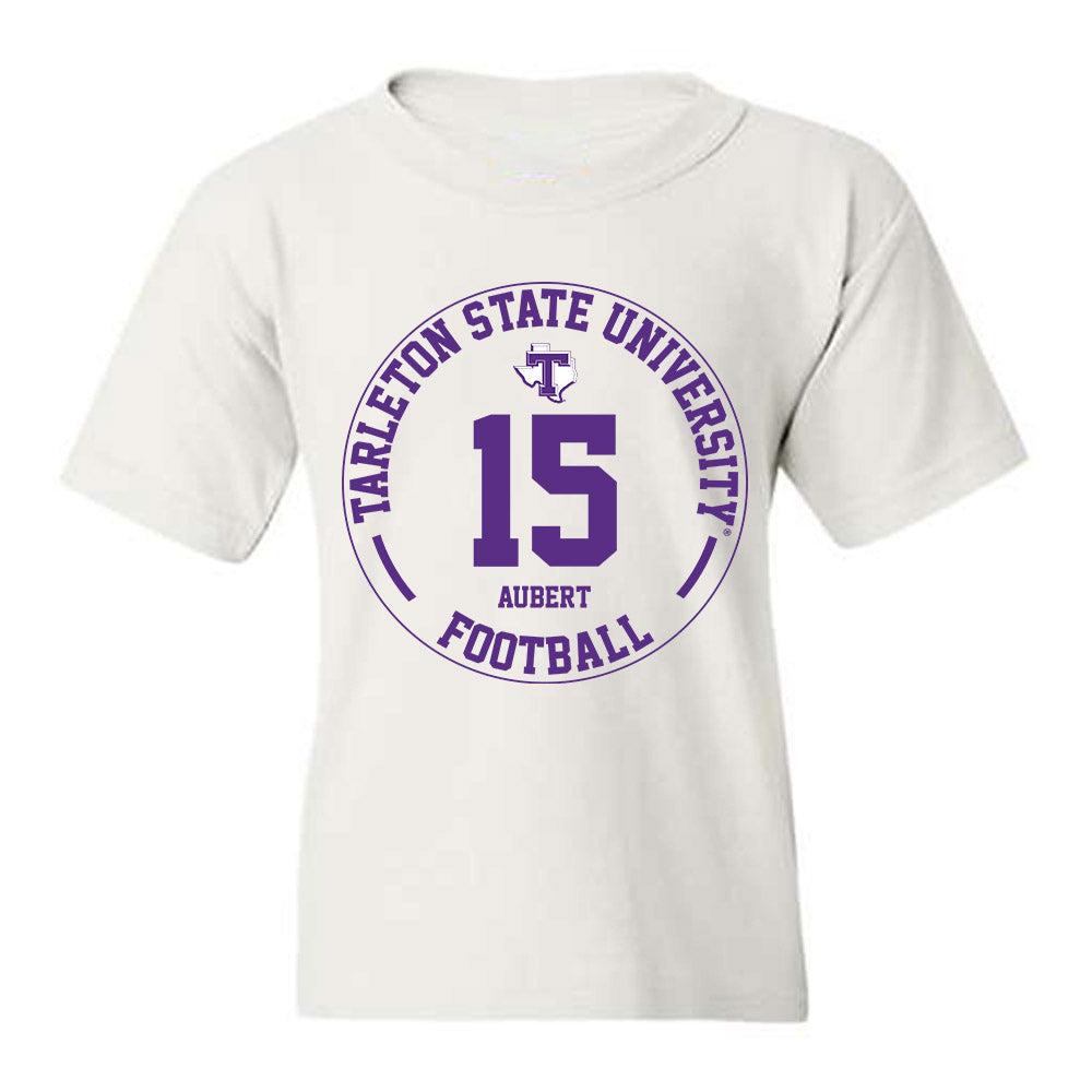 Tarleton State - NCAA Football : Jadan Aubert - Classic Fashion Shersey Youth T-Shirt-0