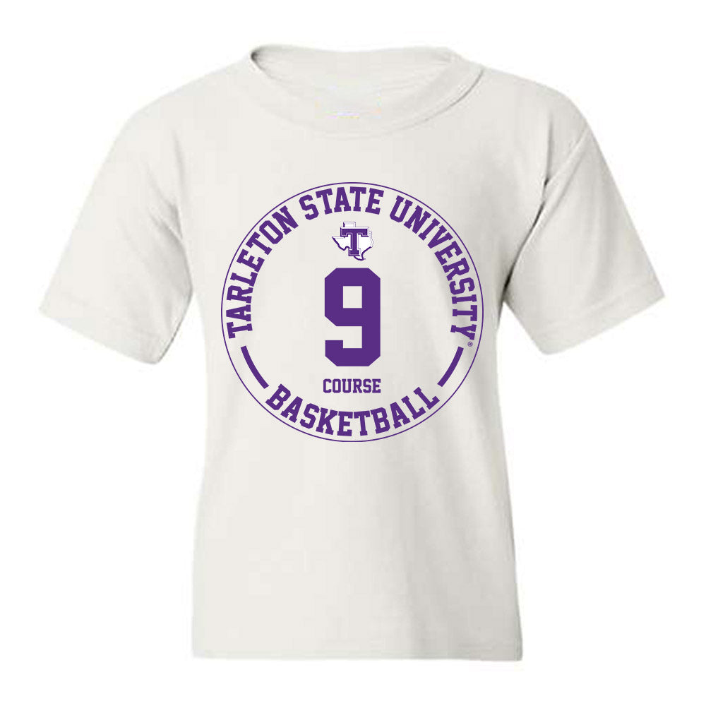 Tarleton State - NCAA Men's Basketball : Collin Course - Classic Fashion Shersey Youth T-Shirt-0