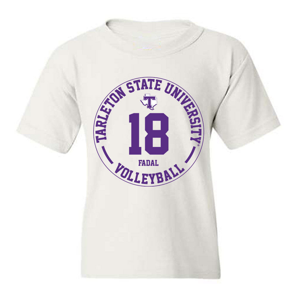 Tarleton State - NCAA Women's Volleyball : Peyton Fadal - Classic Fashion Shersey Youth T-Shirt-0