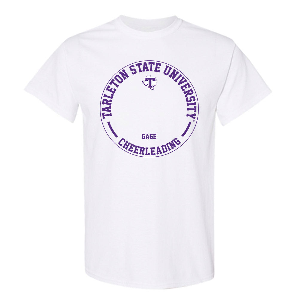 Tarleton State - NCAA Cheerleading : Presley Gage - Classic Fashion Shersey T-Shirt-0
