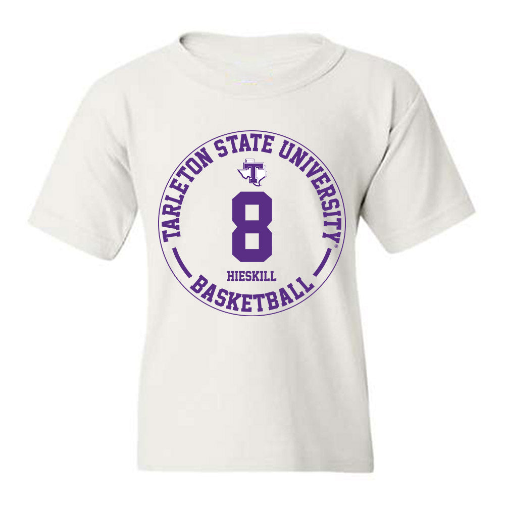 Tarleton State - NCAA Women's Basketball : Kristian Hieskill - Classic Fashion Shersey Youth T-Shirt-0