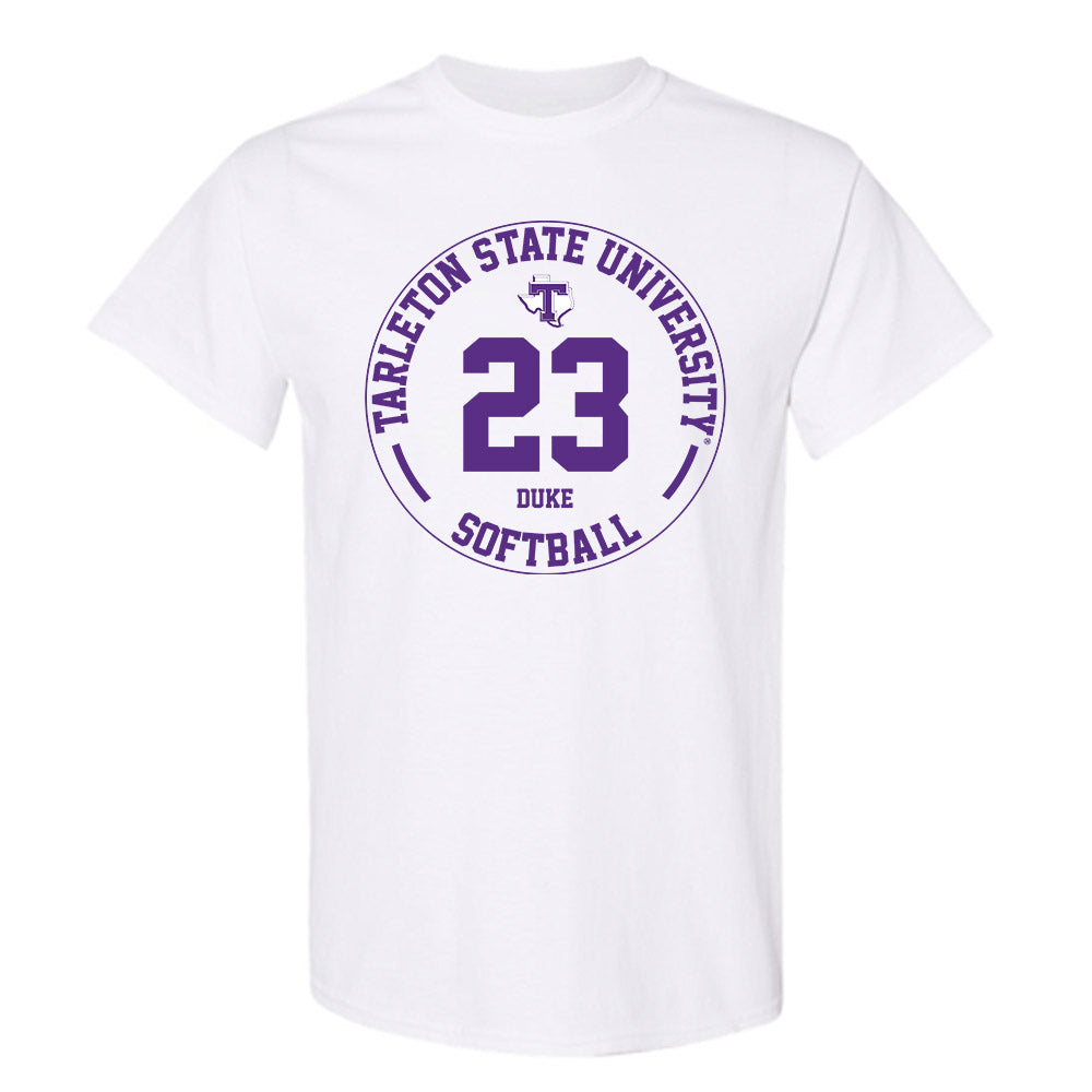 Tarleton State - NCAA Softball : Jaelynn Duke - Classic Fashion Shersey T-Shirt-0
