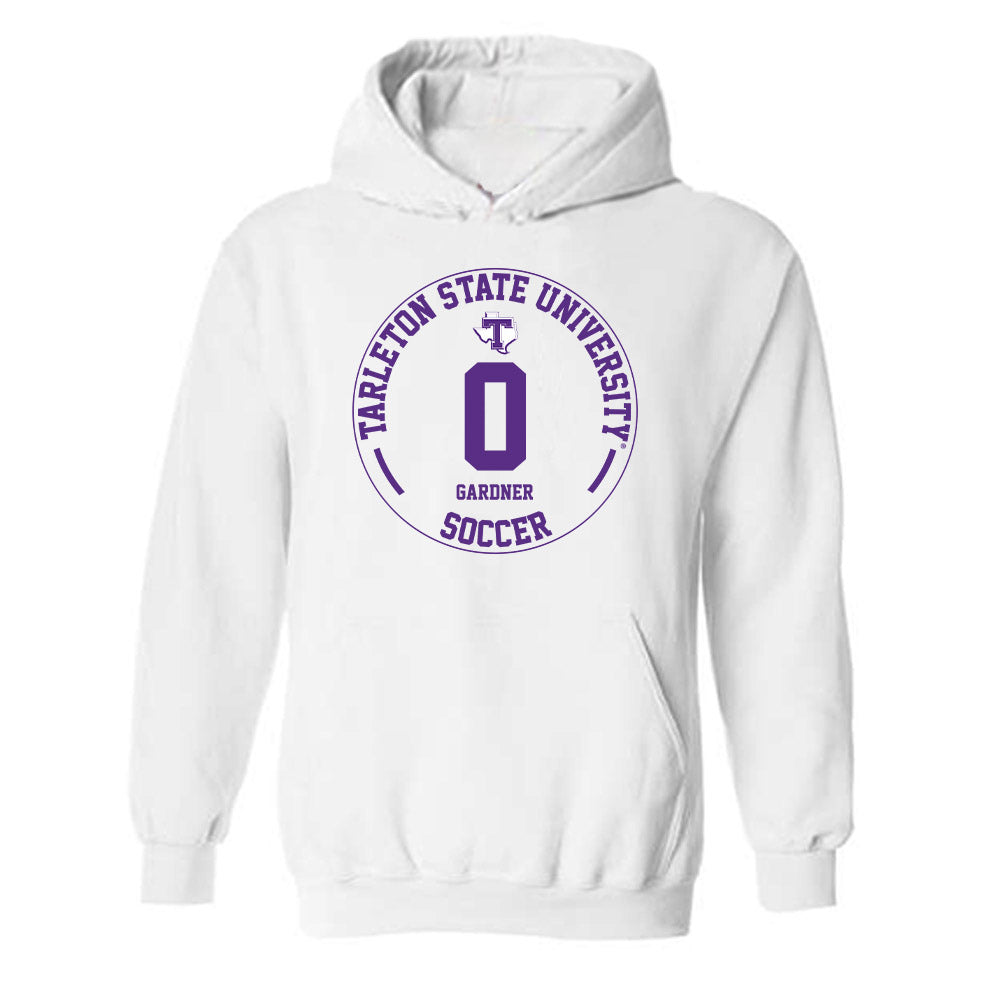 Tarleton State - NCAA Women's Soccer : Jaelyn Gardner - Classic Fashion Shersey Hooded Sweatshirt-0