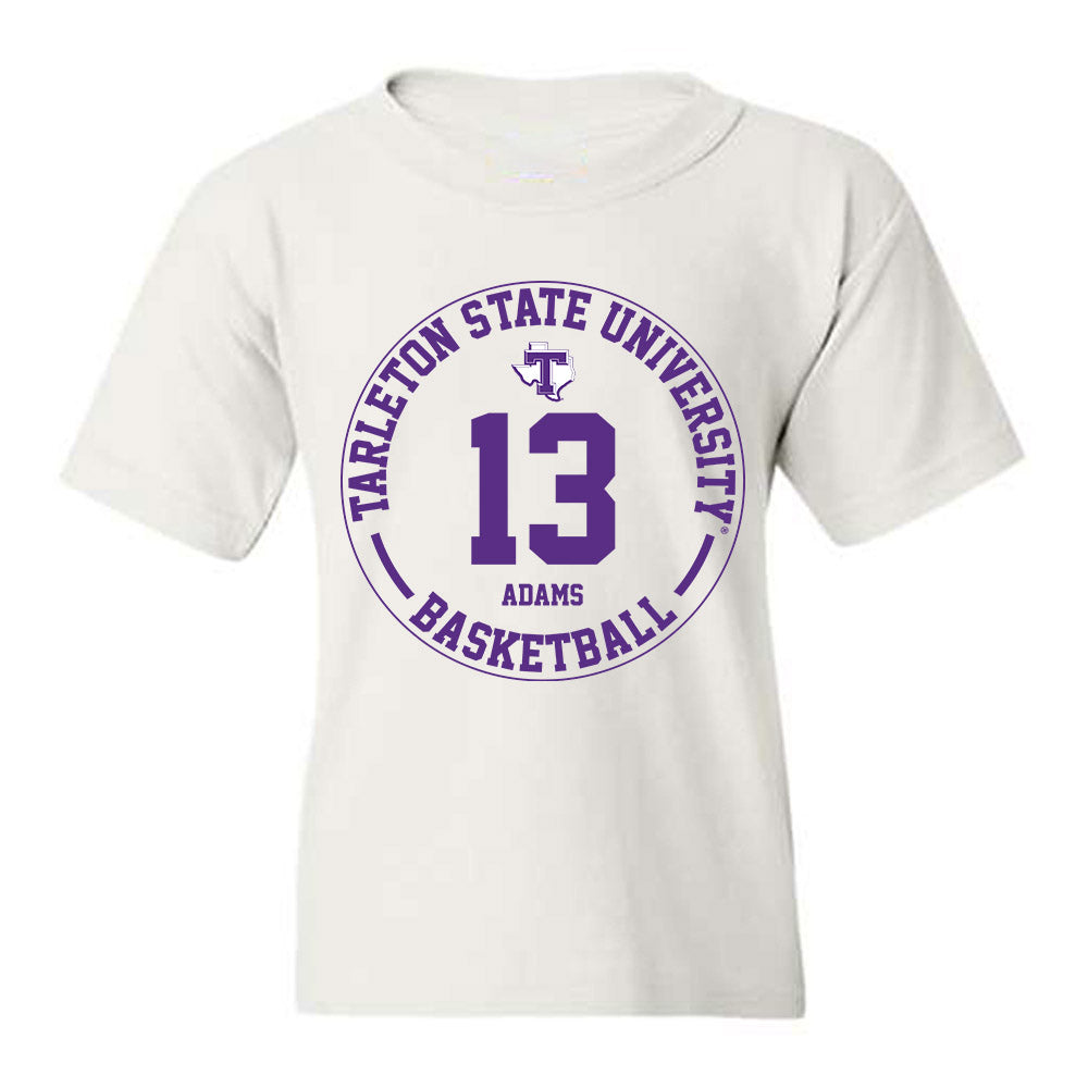 Tarleton State - NCAA Women's Basketball : Gia Adams - Classic Fashion Shersey Youth T-Shirt-0
